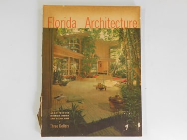 1958-1959 FLORIDA ARCHITECTURE BOOK VINTAGE ANTIQUE