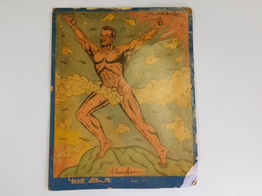 LITHOGRAPH PRINT OF ABANDON SIGNED BY ARTIST