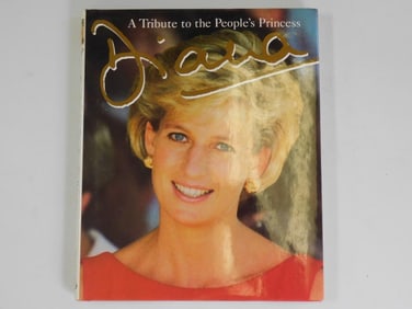 1997 A TRIBUTE TO THE PEOPLES PRINCESS DIANA BOOK