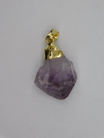 AMETHYST PENDANT ROCK STONE LAPIDARY SPECIMEN