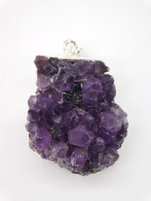 AMETHYST PENDANT ROCK STONE LAPIDARY SPECIMEN