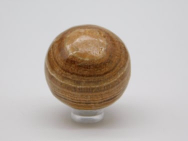 BANDED JASPER SPHERE ROCK STONE LAPIDARY SPECIMEN