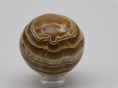 BANDED JASPER SPHERE ROCK STONE LAPIDARY SPECIMEN