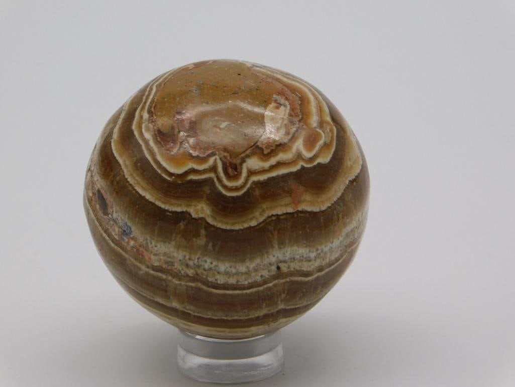BANDED JASPER SPHERE ROCK STONE LAPIDARY SPECIMEN: BANDED JASPER SPHERE ROCK STONE LAPIDARY SPECIMEN