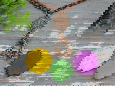 INTERCHANGEABLE PENDANT STONE NECKLACE