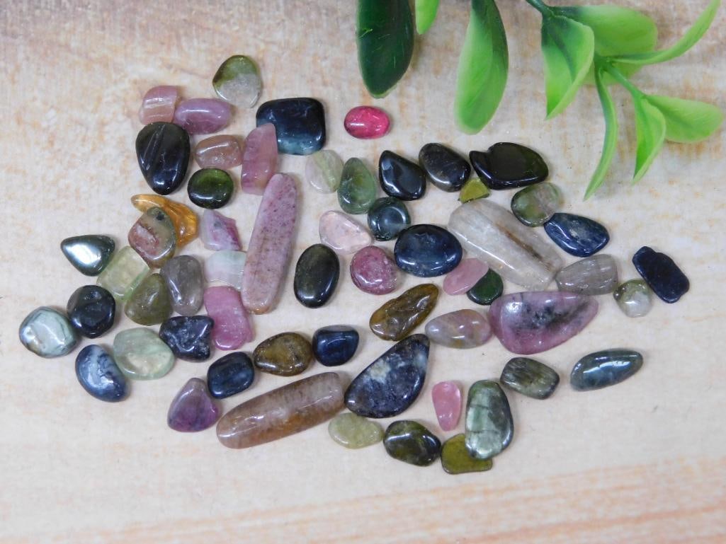 TOURMALINE ROCK STONE LAPIDARY SPECIMEN: TOURMALINE ROCK STONE LAPIDARY SPECIMEN