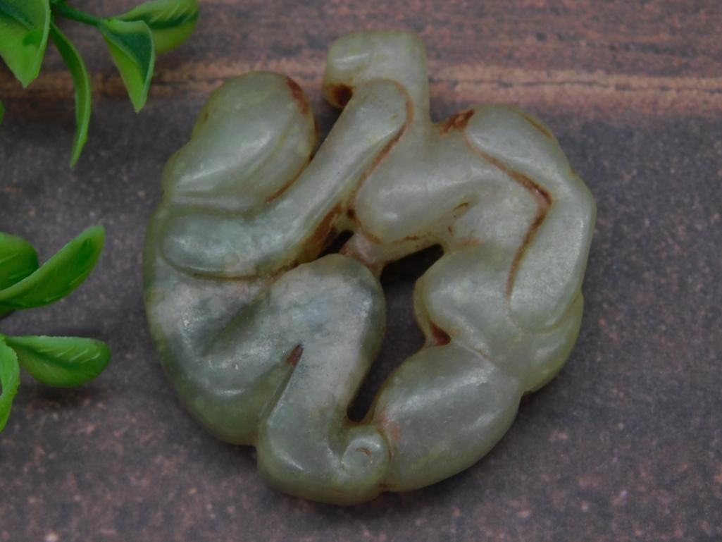 CARVED JADE ROCK STONE LAPIDARY SPECIMEN: CARVED JADE ROCK STONE LAPIDARY SPECIMEN