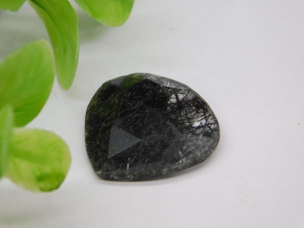 Tourmalated Quartz Gemstone Rock Stone Lapidary Specimen: Tourmalated Quartz Gemstone Rock Stone Lapidary Specimen