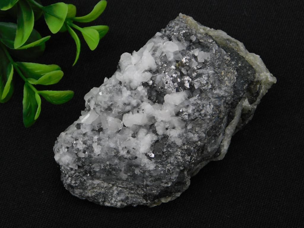 Quartz and Silver Mineral Specimen on Matrix ROCK STONE LAPIDARY SPECIMEN: Quartz and Silver Mineral Specimen on Matrix ROCK STONE LAPIDARY SPECIMEN