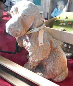 VINTAGE COCKER SPANIEL DOG STATUE
