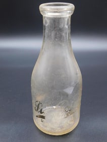 GLASS BOTTLE  ADVERTISING VINTAGE ANTIQUE