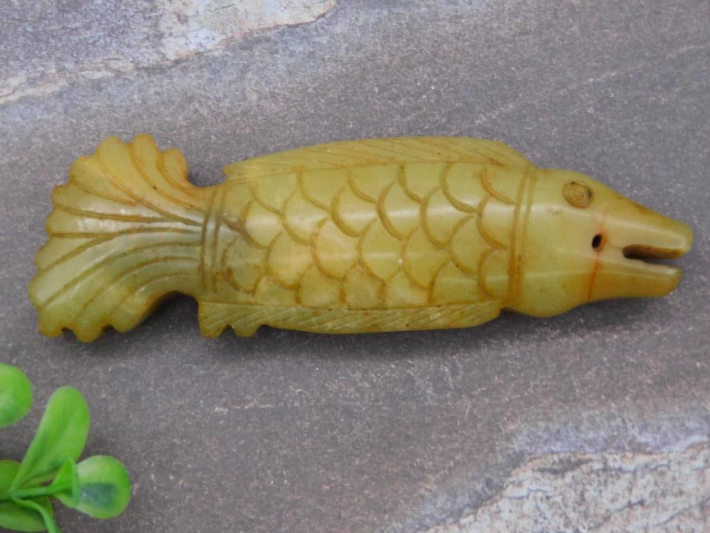 CARVED JADE ROCK STONE LAPIDARY SPECIMEN: CARVED JADE ROCK STONE LAPIDARY SPECIMEN