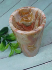 ONYX SHOTGLASS ROCK STONE LAPIDARY SPECIMEN