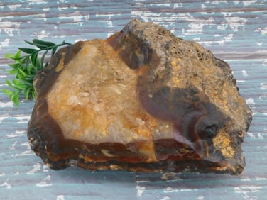 BRAZILIAN AGATE ROCK STONE LAPIDARY SPECIMEN
