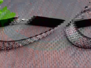 Crystal-Embellished Velvet Choker Necklace