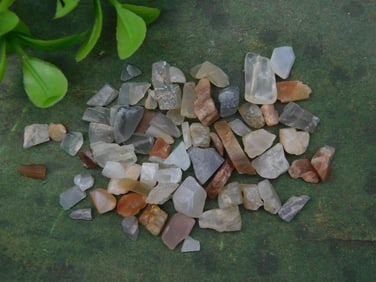 12 Grams of Rainbow Moonstone Gemstones ROCK STONE LAPIDARY SPECIMEN