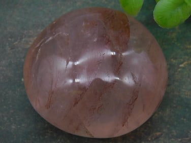 Rose Quartz Palm Stone ROCK STONE LAPIDARY SPECIMEN