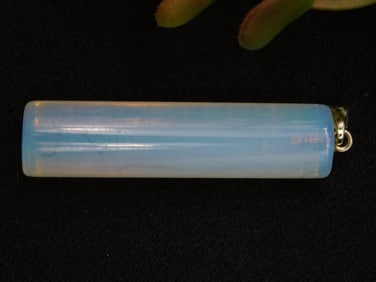 Opalite Pendant Cylindrical Design with Bail ROCK STONE LAPIDARY SPECIMEN