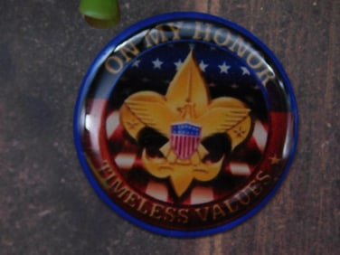 Boy Scouts of America Themed Token with Shield Emblem