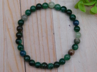 Beaded Stretch Bracelet Rock Stone Lapidary Specimen