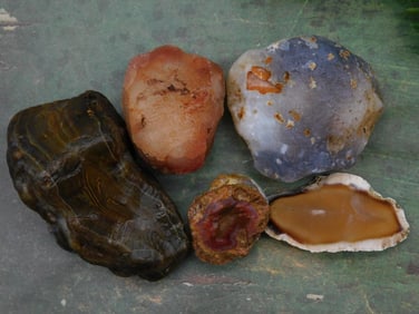 Mixed Lot Rock Stone Lapidary Specimen