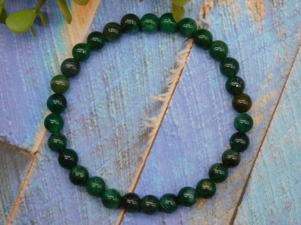 Beaded Stretch Bracelet Rock Stone Lapidary Specimen: Beaded Stretch Bracelet Rock Stone Lapidary Specimen