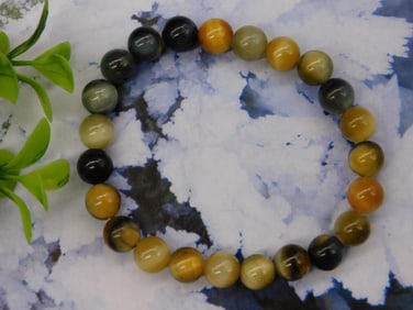 Beaded Stone Bracelet ROCK STONE LAPIDARY SPECIMEN