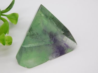 Green and Purple Fluorite Specimen, 52 Grams Rock Stone Lapidary Specimen
