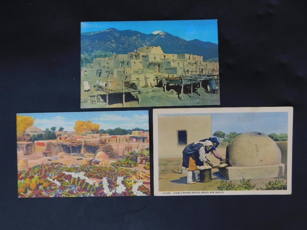 Vintage Postcards Set of 3 Ephemera: Vintage Postcards Set of 3 Ephemera