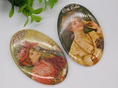 Vintage Coca-Cola Advertising Pocket Mirrors