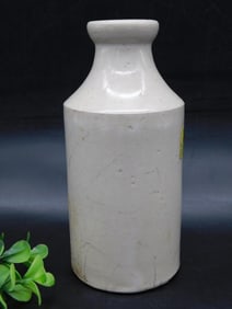 GINGER BEER RARE STONEWARE GLAZED BOTTLE VINTAGE ANTIQUE