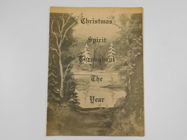 CHRISTMAS SPIRIT THROUGHOUT THE YEAR VINTAGE BOOK