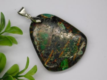 GENUINE STONE PENDANT ROCK STONE LAPIDARY SPECIMEN