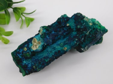 MALACHITE AZURITE STALACTITE ROCK STONE LAPIDARY SPECIMEN