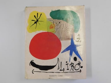 1973 MIRO ART BOOK BY HACHETTE-FABBRI