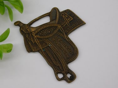 EL PASO SADDLERY WATCH FOB VINTAGE ANTIQUE