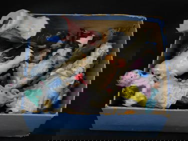 BULK LOT OF MINIATURE FIGURINES VINTAGE ANTIQUE