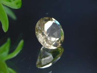 FACETED CITRINE GEMSTONE ROCK STONE LAPIDARY SPECIMEN