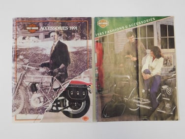 HARLEY-DAVIDSON ACCESSORIES CATALOGS 1991 1985