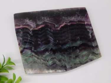 RAINBOW FLUORITE SLAB ROCK STONE LAPIDARY SPECIMEN