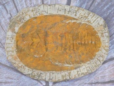 ANDALUSIANA TRILOBITE FOSSIL ROCK STONE LAPIDARY SPECIMEN