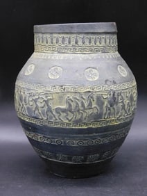 VINTAGE GREEK TERRACOTTA VASE