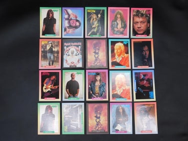 1990S BROCKUM ROCKCARDS TRADING CARDS ROCK AND HEAVY METAL MUSICIANS