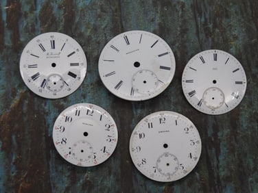 VINTAGE POCKET WATCH DIALS