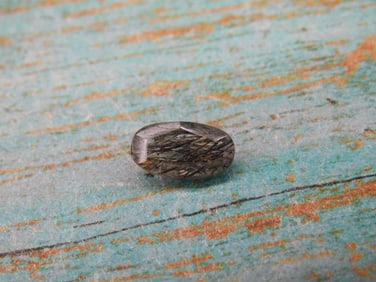 TOURMALATED QUARTZ ROCK STONE LAPIDARY SPECIMEN