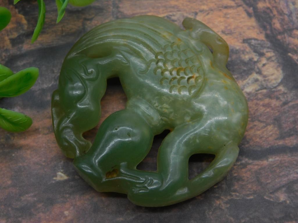 CARVED JADE ROCK STONE LAPIDARY SPECIMEN: CARVED JADE ROCK STONE LAPIDARY SPECIMEN