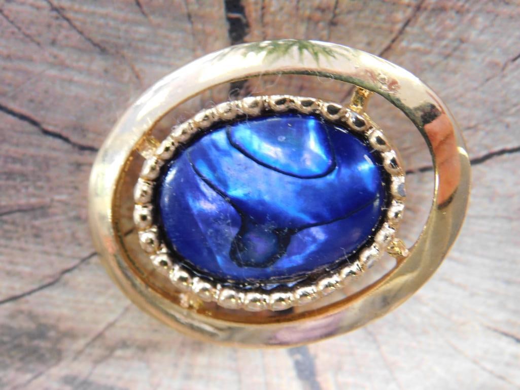 ABALONE PENDANT ROCK STONE LAPIDARY SPECIMEN: ABALONE PENDANT ROCK STONE LAPIDARY SPECIMEN