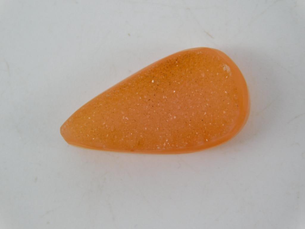 DRUZY QUARTZ CABOCHON ROCK STONE LAPIDARY SPECIMEN: DRUZY QUARTZ CABOCHON ROCK STONE LAPIDARY SPECIMEN