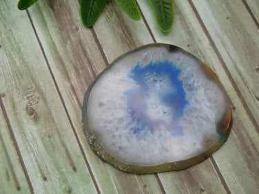 AGATE SLICE ROCK STONE LAPIDARY SPECIMEN