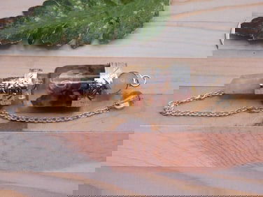 MIXED STONE PENDULUM ROCK STONE LAPIDARY SPECIMEN